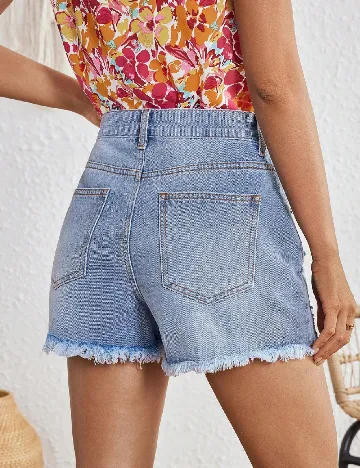 Pantaloni scurti SHEIN, albastru