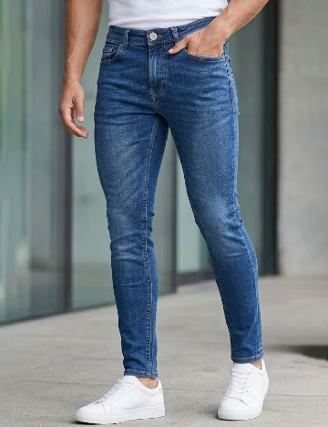 Blugi River Island, albastru