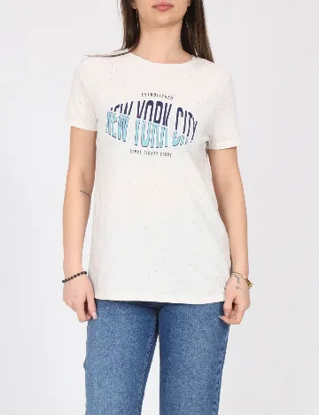 Tricou River Island, ecru