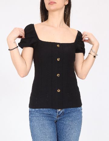 Bluza River Island, negru