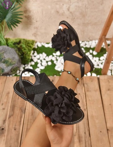 Sandale SHEIN, negru