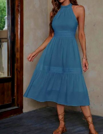 Rochie medie SHEIN, albastru