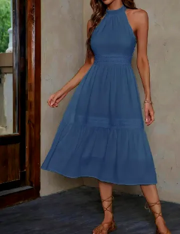 Rochie medie SHEIN, albastru