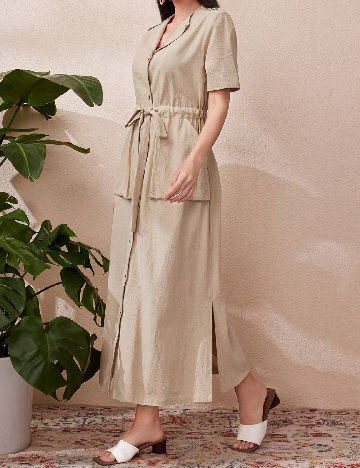 Rochie medie SHEIN, bej