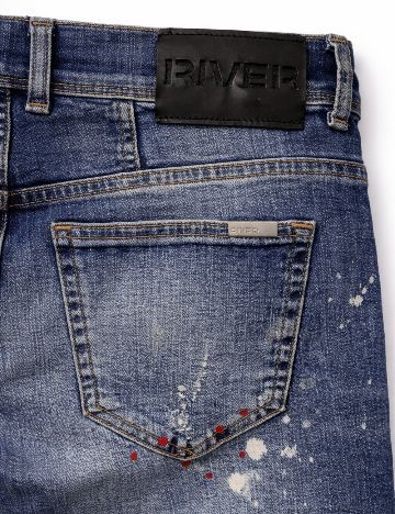 Blugi River Island, albastru