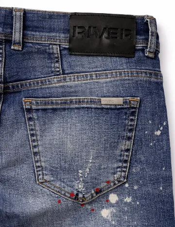 Blugi River Island, albastru