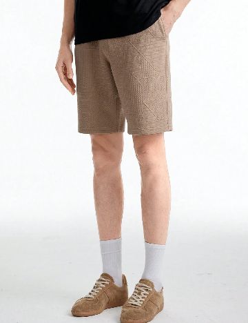 Pantaloni scurti SHEIN, maro