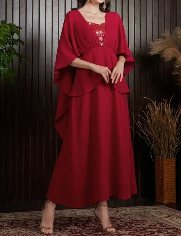 Rochie lunga SHEIN, rosu