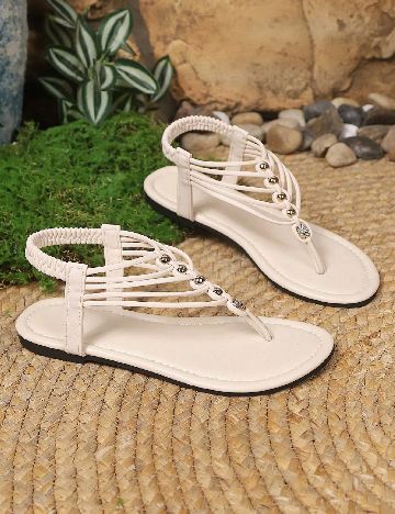 Sandale SHEIN, ecru