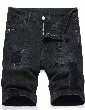 Pantaloni scurti SHEIN, negru