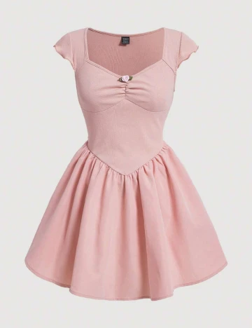 Rochie scurta SHEIN, roz