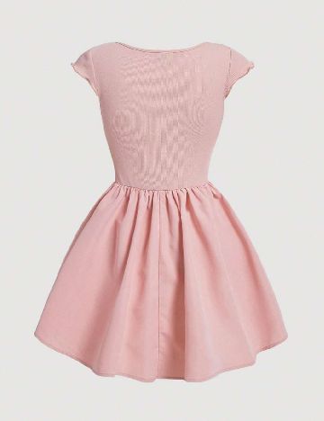 Rochie scurta SHEIN, roz