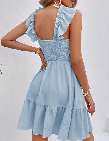 Rochie scurta SHEIN, bleu