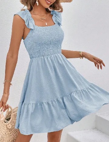 Rochie scurta SHEIN, bleu