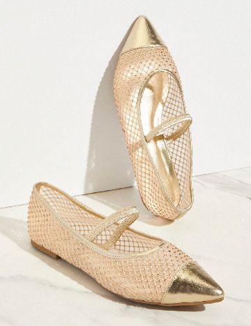 Balerini SHEIN, auriu