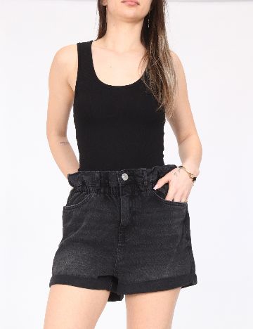 Pantaloni scurti River Island, negru