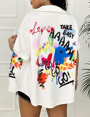 Camasa SHEIN CURVE, mix culori