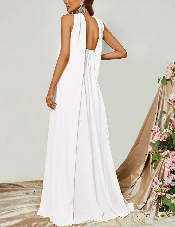 Rochie lunga Faeriesty, alb