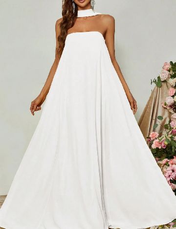 Rochie lunga Faeriesty, alb