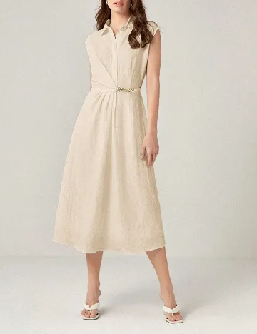 Rochie medie SHEIN, crem