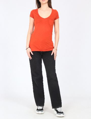 Tricou Zara, portocaliu