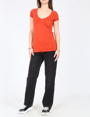 Tricou Zara, portocaliu