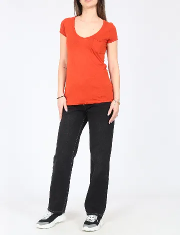 Tricou Zara, portocaliu