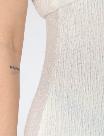 Salopeta Bershka, alb