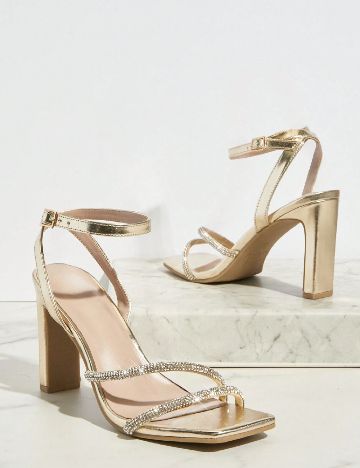 Sandale SHEIN, auriu