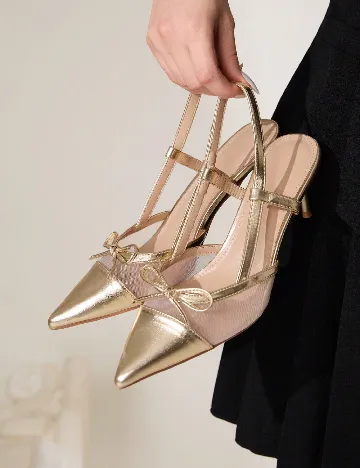 Pantofi SHEIN, auriu