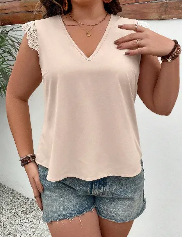 Bluza SHEIN CURVE, crem