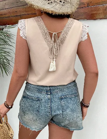 Bluza SHEIN CURVE, crem