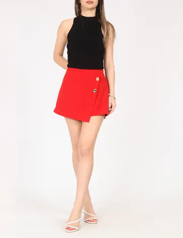 Fusta pantalon River Island, rosu