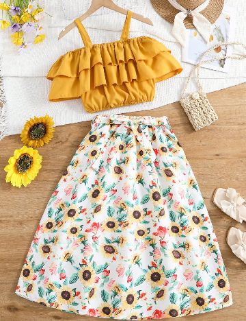 Compleu Shein Kids, mix culori