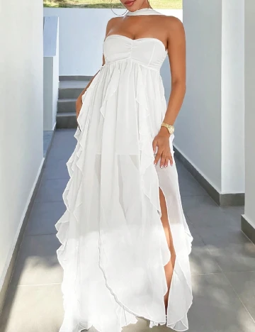 Rochie lunga SHEIN, alb