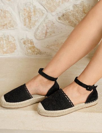 Espadrile SHEIN, negru
