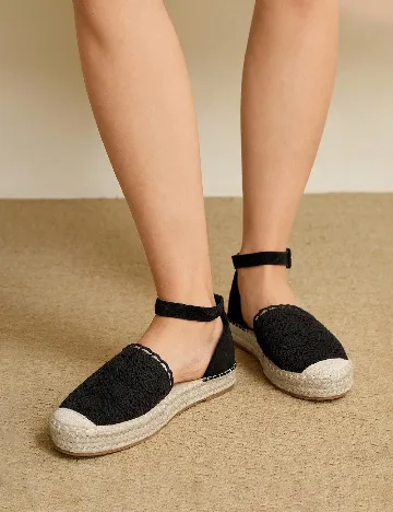 Espadrile SHEIN, negru