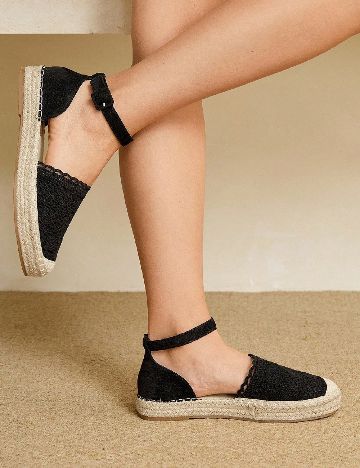 Espadrile SHEIN, negru