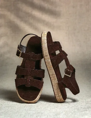 Sandale SHEIN, maro