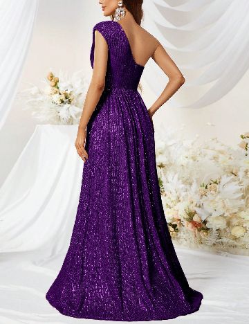 Rochie lunga Giffniseti, mov