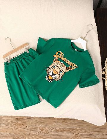 Compleu Shein Kids, verde