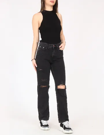 Blugi River Island, negru