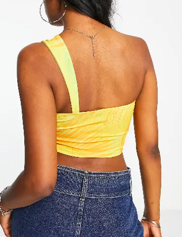 Top Bershka, portocaliu