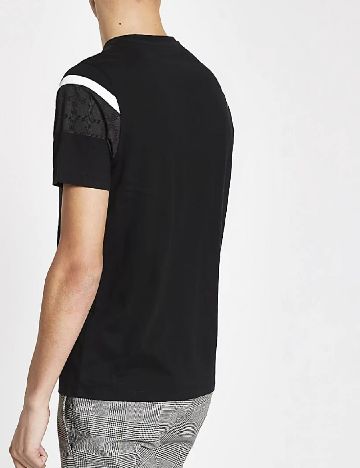 Tricou River Island, negru
