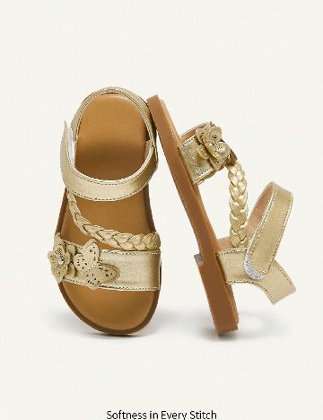 Sandale Cozy Pixies, auriu