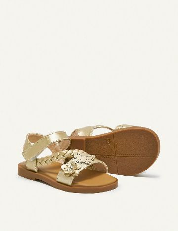 Sandale Cozy Pixies, auriu