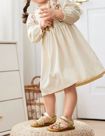 Sandale Cozy Pixies, auriu