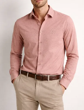 Camasa River Island, roz pudra