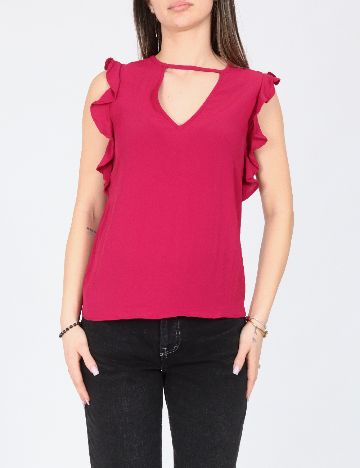 Bluza Bershka, magenta