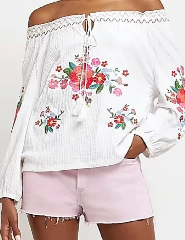 Bluza River Island, alb